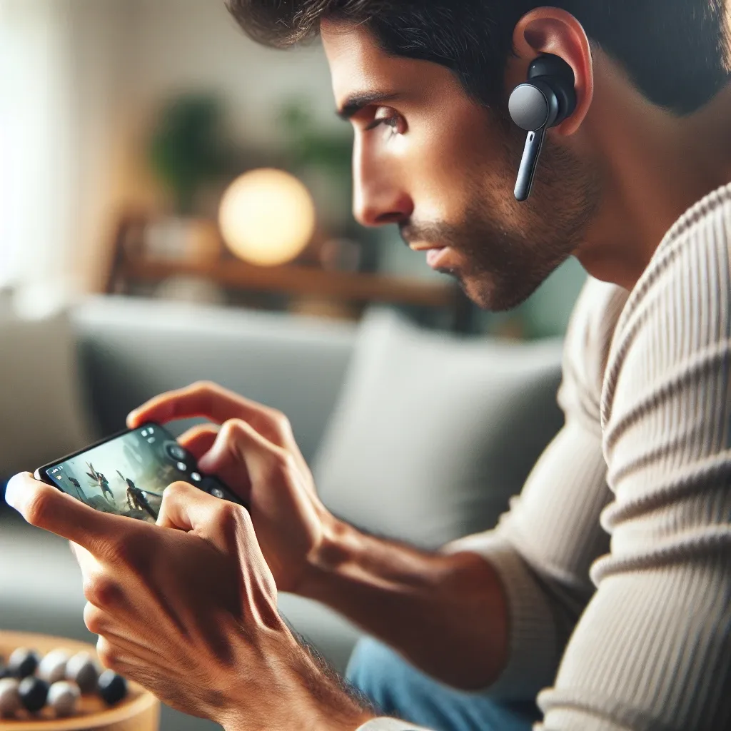 "JBL Quantum TWS 2 true wireless earbuds designed for mobile gamers, featuring a sleek design and advanced gaming audio technology."