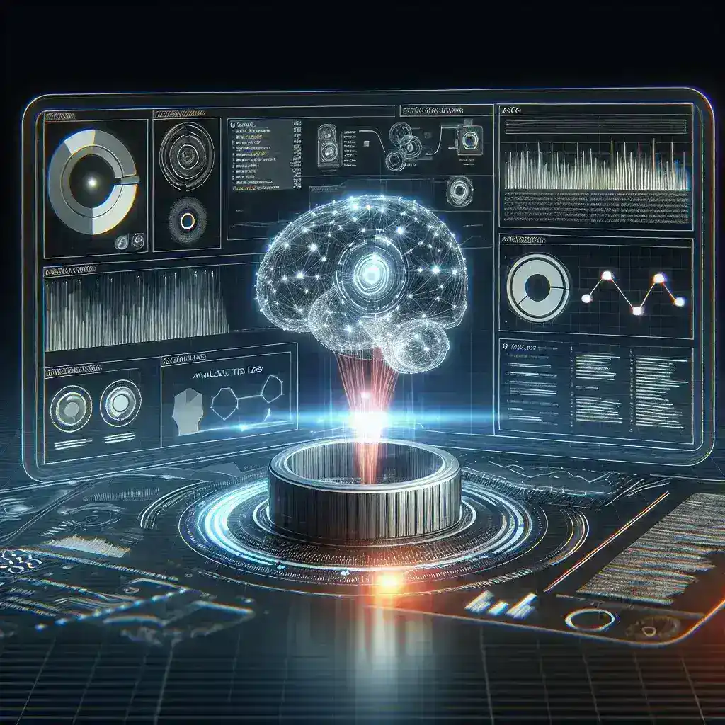 "Diagram alat analisis log berbasis kecerdasan buatan yang menunjukkan cara inovatif dalam monitoring dan troubleshooting sistem IT untuk meningkatkan efisiensi dan pengambilan keputusan."