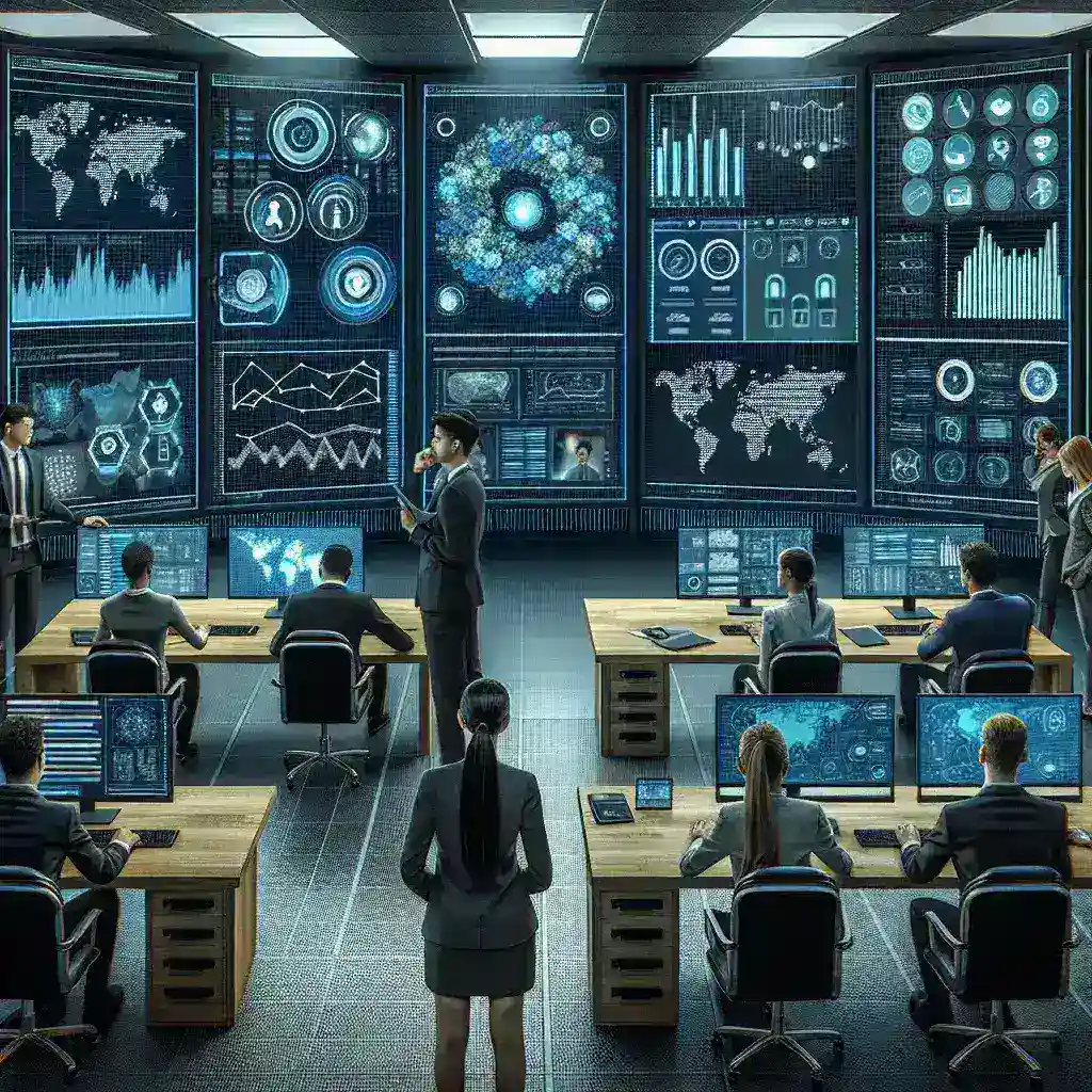 "Ilustrasi Platform Audit Keamanan Data Sensitif: Tools dan Strategi untuk Melindungi Informasi Penting Perusahaan"